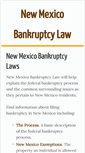 Mobile Screenshot of newmexicobankruptcy.com